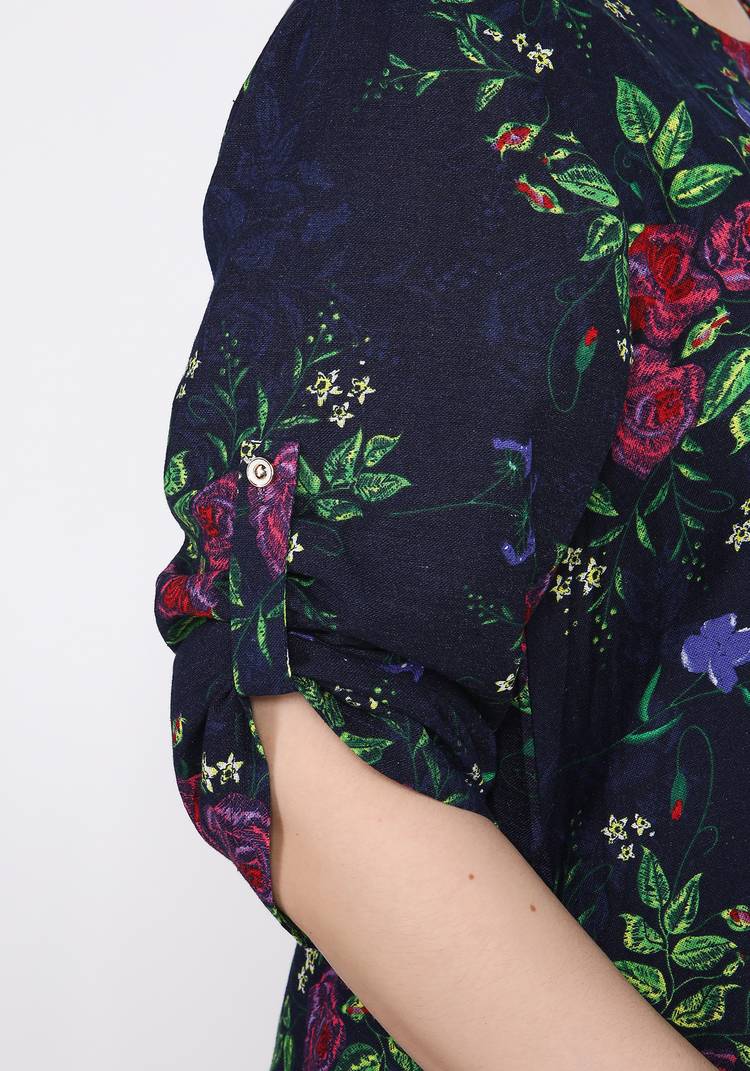 Туника Цветочный рай шир.  750, рис. 7