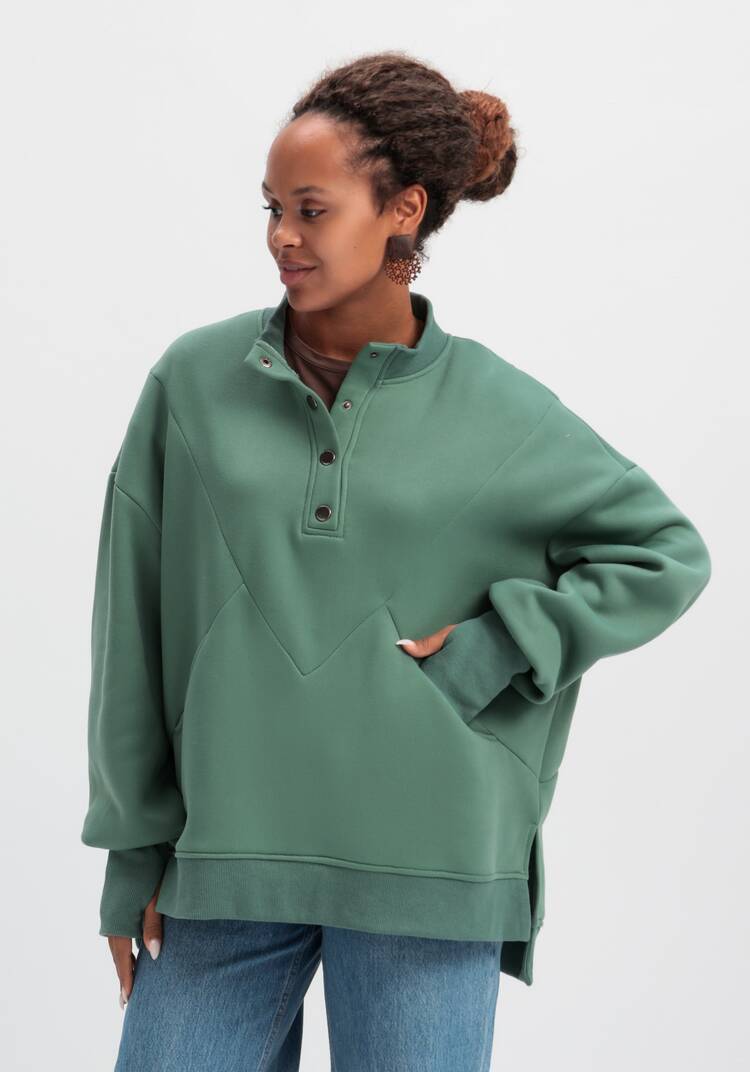 Толстовка с застёжкой на кнопках шир.  750, рис. 25