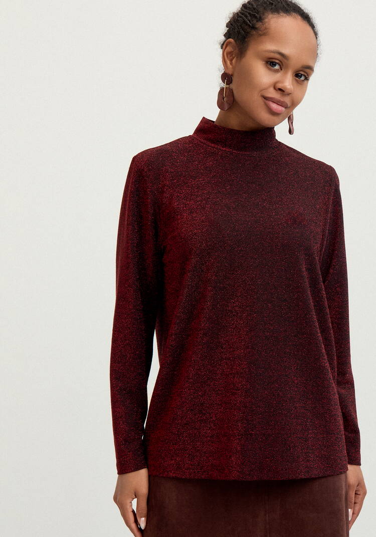 Блуза свободного кроя с мерцанием шир.  750, рис. 20