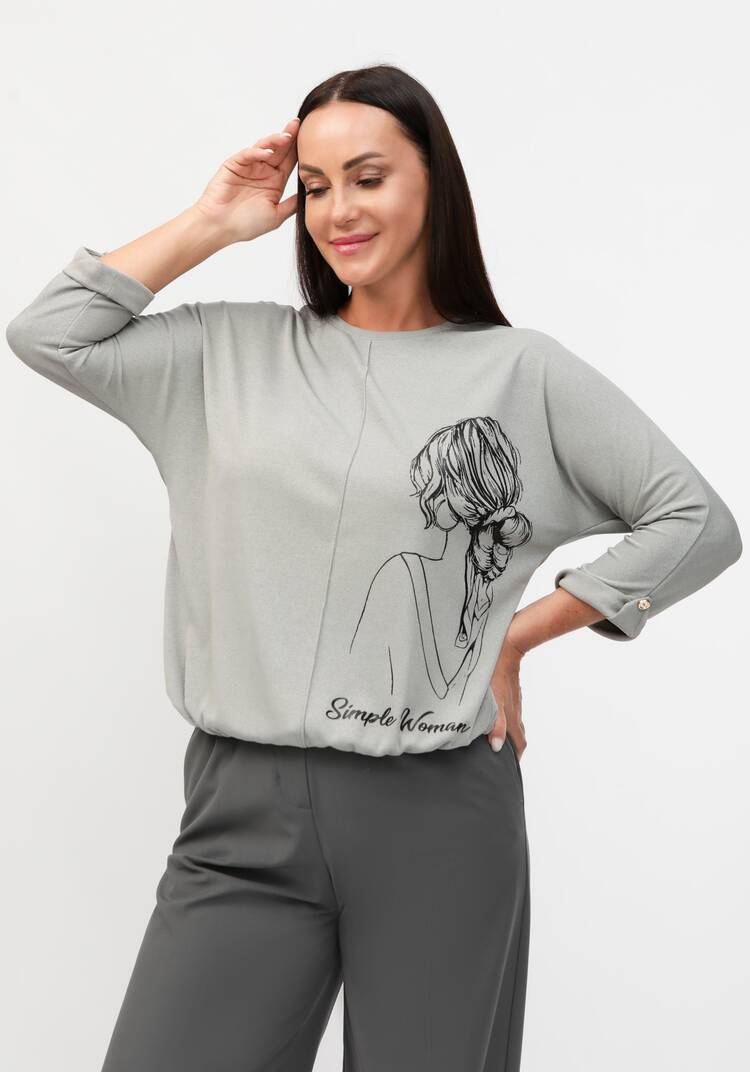 Блуза Марфа шир.  750, рис. 7