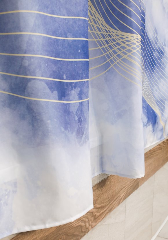 Штора для ванной Экзотика шир.  580, рис. 2