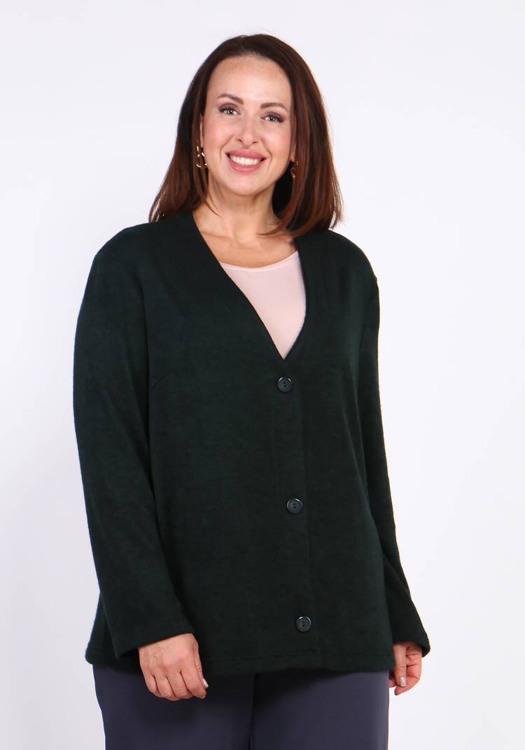 Кардиган на пуговицах с длинным рукавом шир.  750, рис. 6