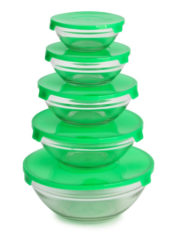 Набор стеклянных контейнеров с крышками 5 шт. шир.  580, рис. 22