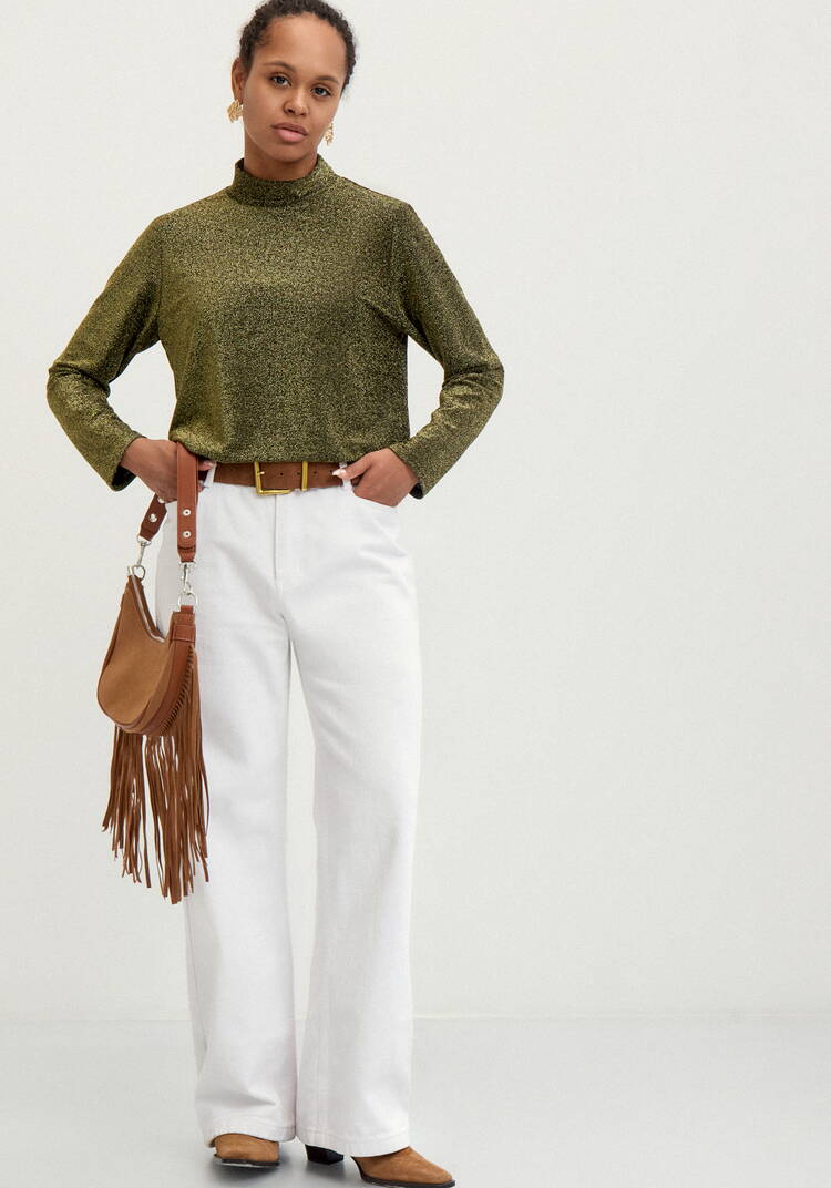 Блуза свободного кроя с мерцанием шир.  750, рис. 15