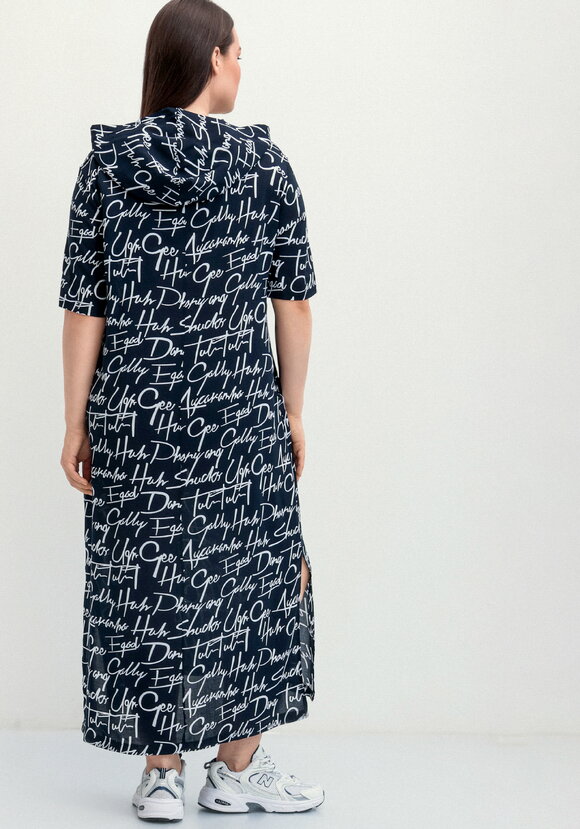 Платье-футболка с капюшоном шир.  580, рис. 3