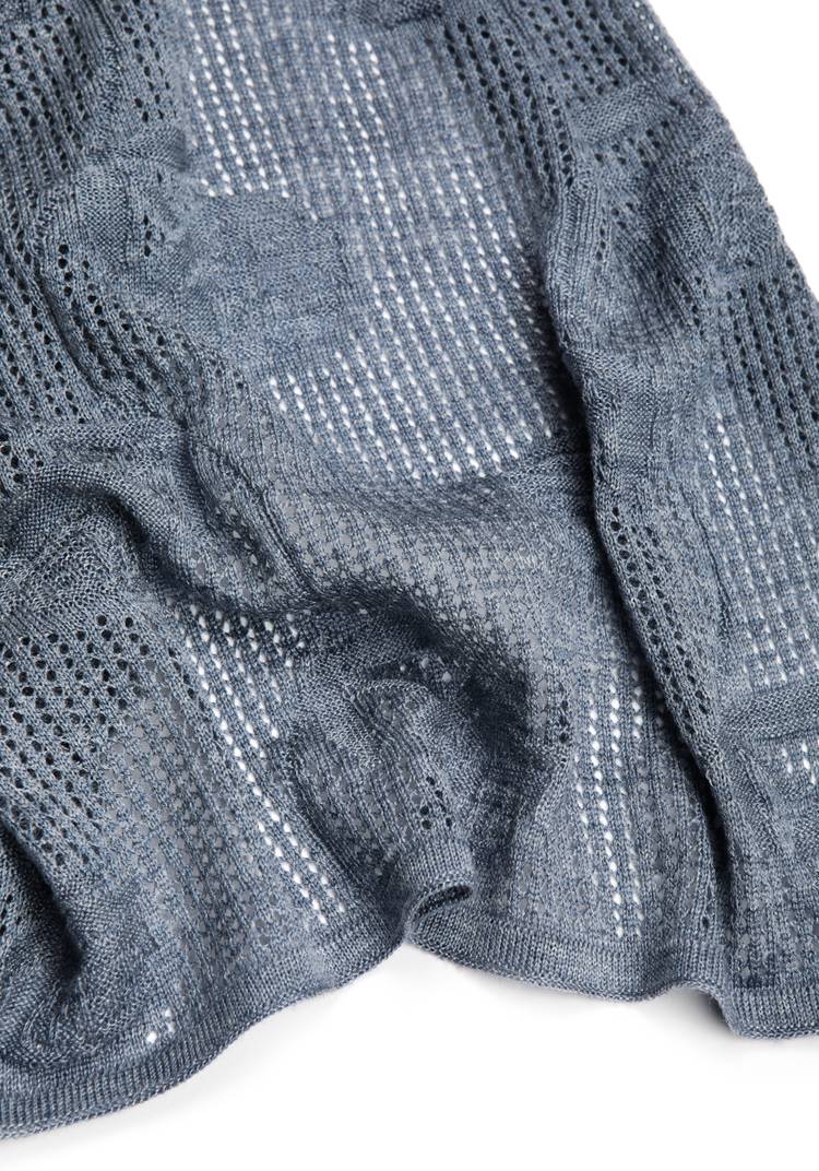 Палантин в технике ажура с имитацией кружева шир.  750, рис. 24
