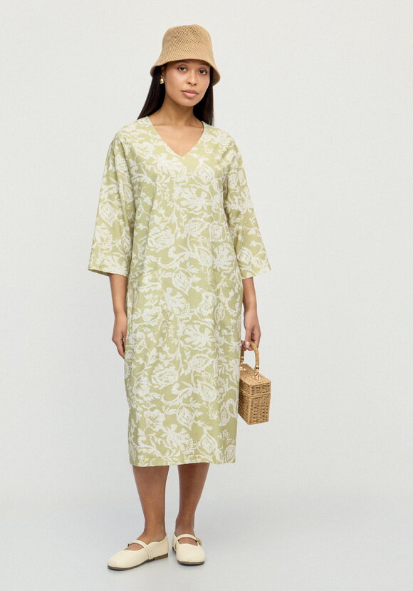 Платье изо льна Танцующая на ветру шир.  580, рис. 8