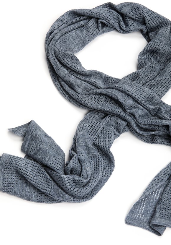 Палантин в технике ажура с имитацией кружева шир.  580, рис. 22