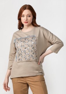 Джемпер Сверкающий принт