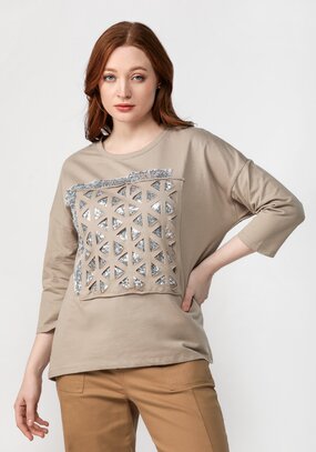 Джемпер Сверкающий принт