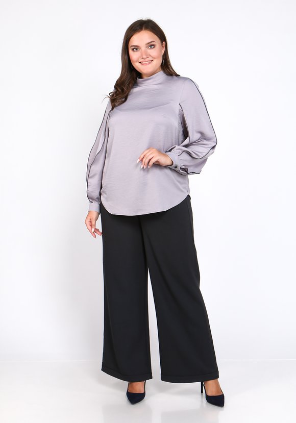 Блуза с рельефными рукавами шир.  580, рис. 10