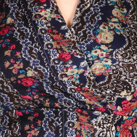 Платье с узорным принтом шир.  580, рис. 5