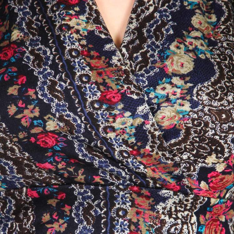 Платье с узорным принтом шир.  750, рис. 5