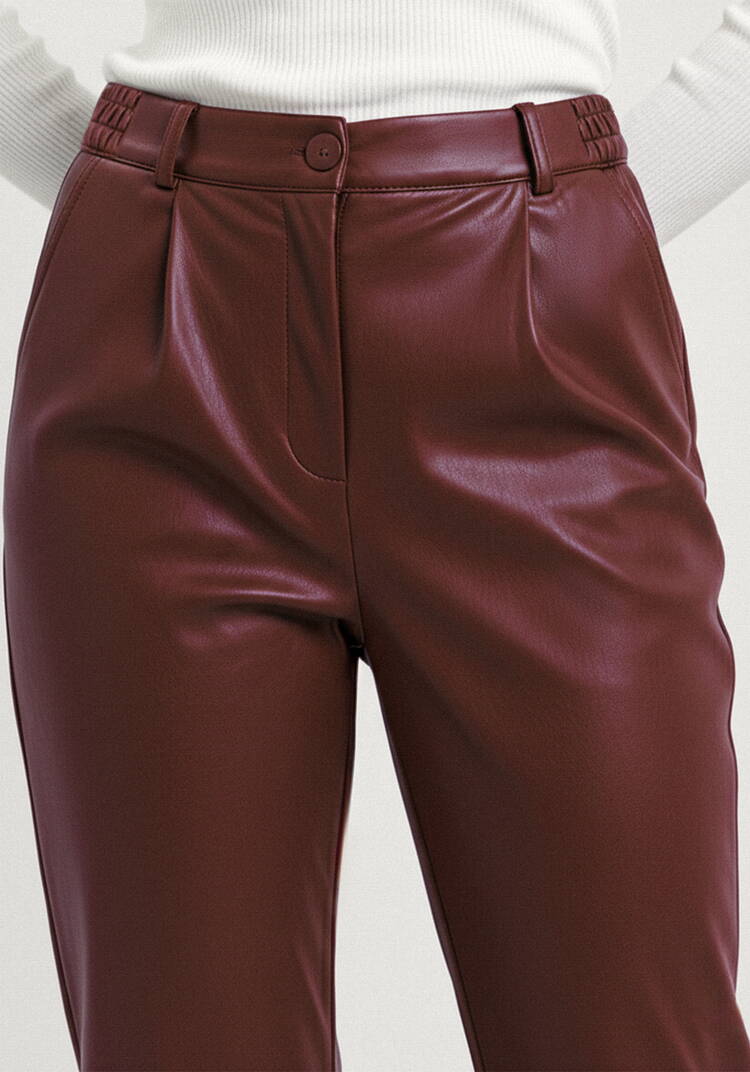 Брюки трикотажные с напылением под кожу шир.  750, рис. 30