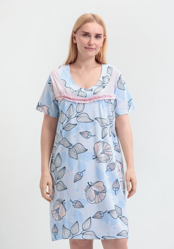 Сорочка хлопковая Нежный сон шир.  580, рис. 4