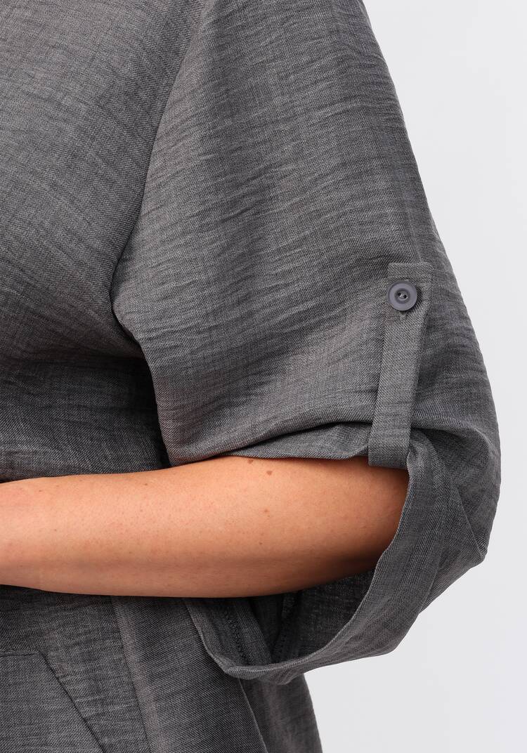 Кардиган на пуговицах с кулиской по талии шир.  750, рис. 54