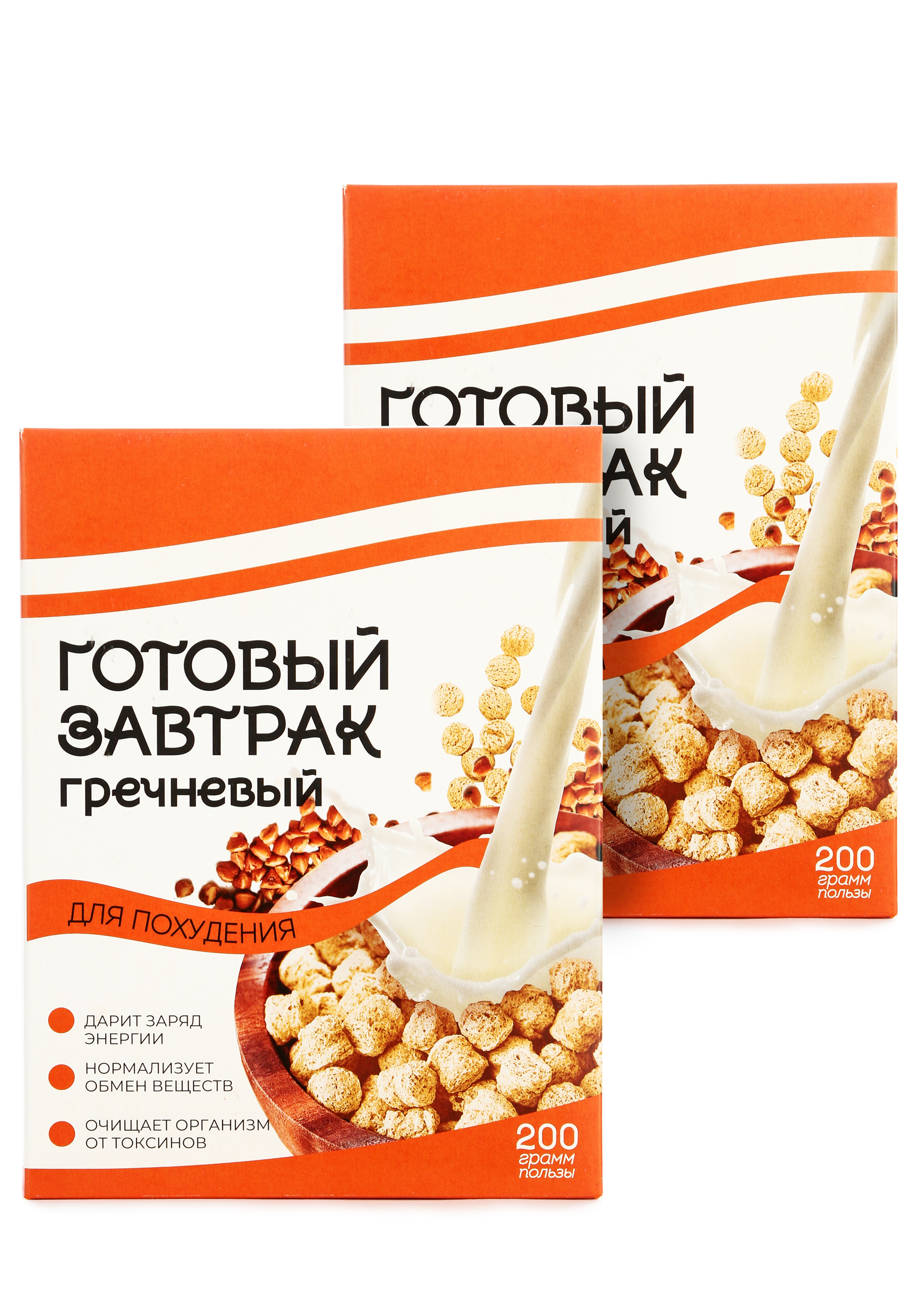 

Готовый завтрак, 2 шт., Рисовый с какао