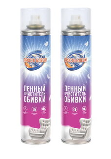 Очиститель пенный для мебели и ковров, 2 шт