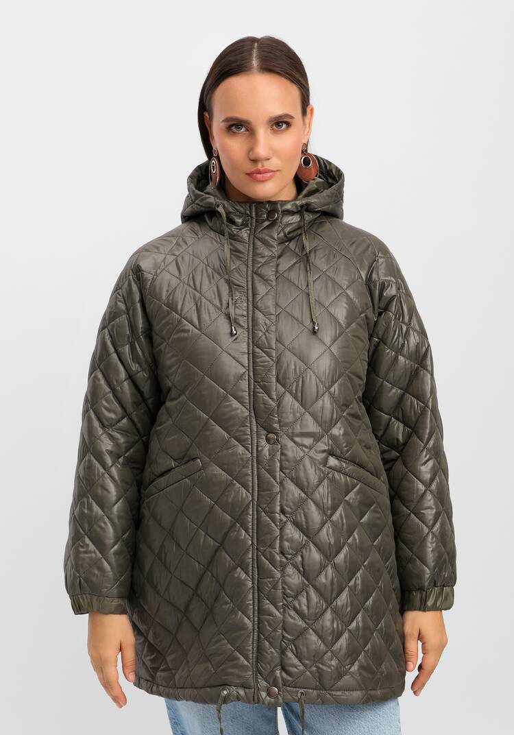 Куртка оверсайз из оригинальной ткани шир.  750, рис. 25