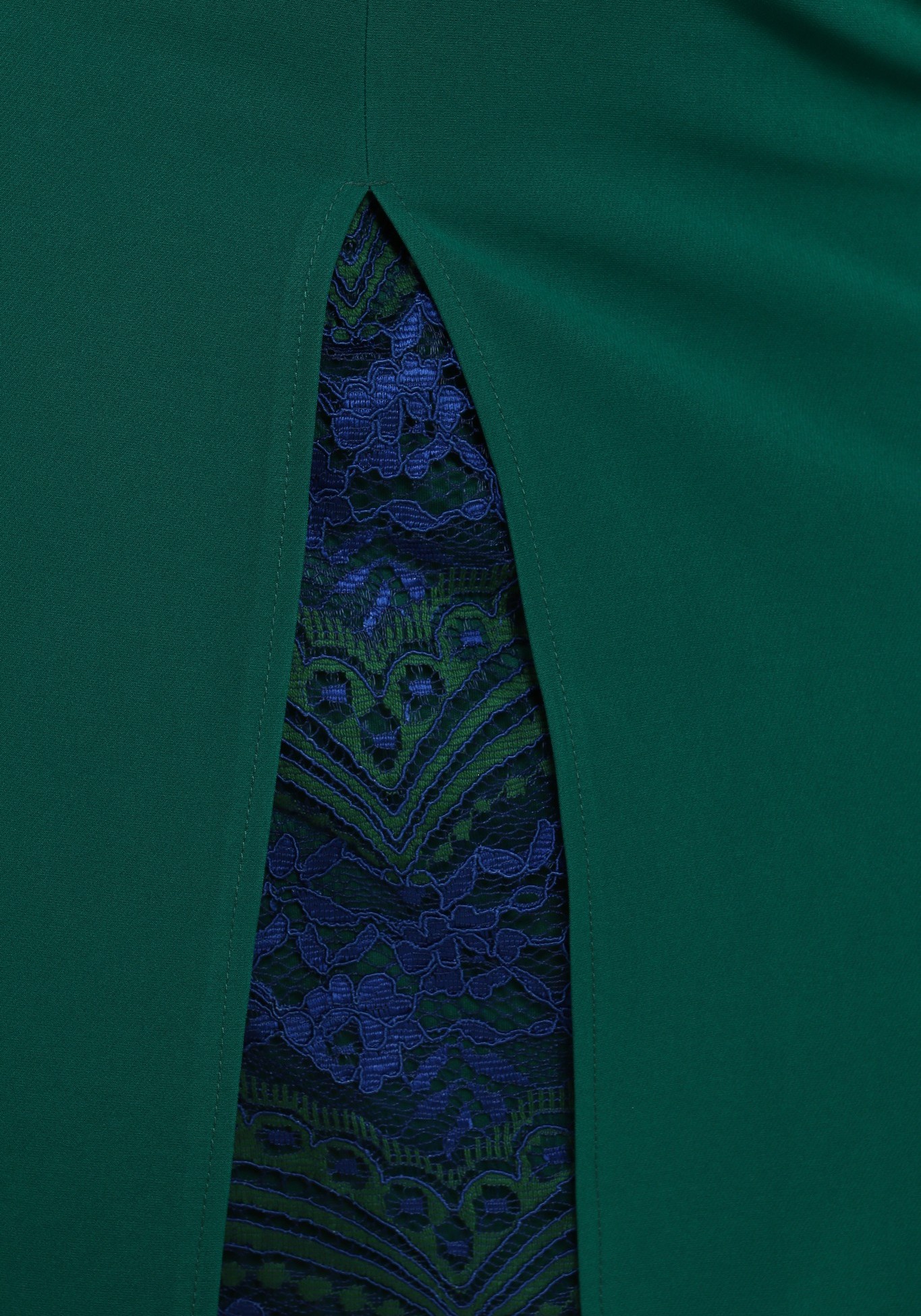 Юбка с кружевной вставкой Elegance Style, размер 64, цвет тёмно-синий - фото 9