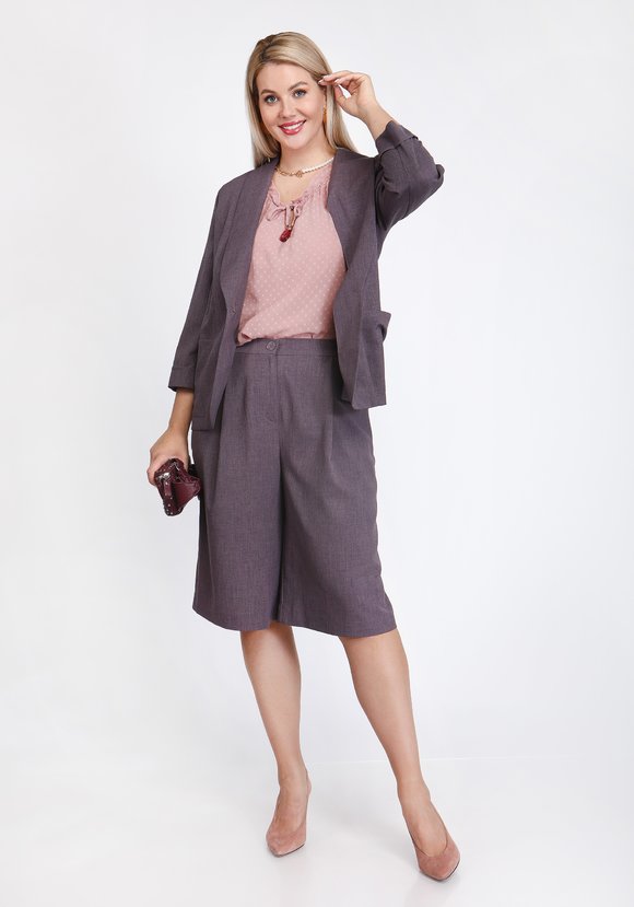 Бермуды с мягкими складками шир.  580, рис. 1