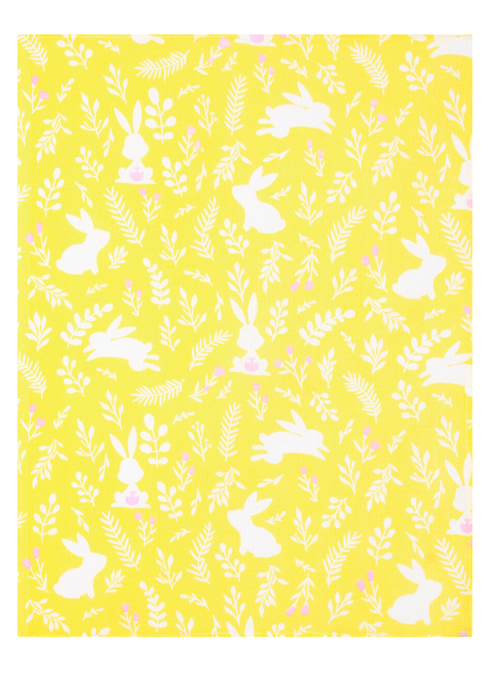 Комплект кухонных полотенец "Зайчики" Гутен Морген, цвет желтый, размер 40*60 - фото 4