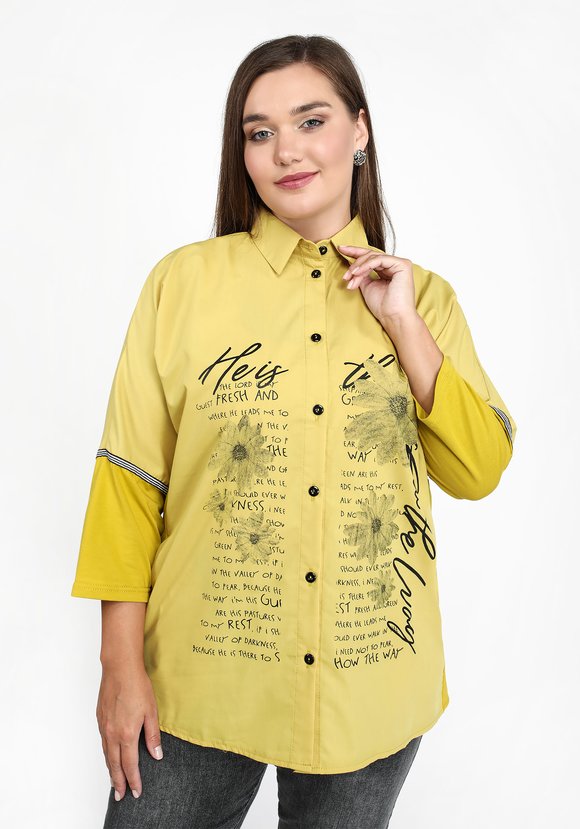 Блуза Вечерний променад шир.  580, рис. 5