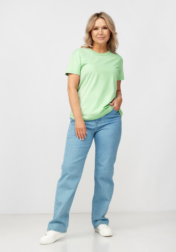 Футболка женская свободного кроя шир.  580, рис. 2