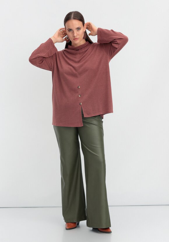 Джемпер с асимметричным низом шир.  580, рис. 10