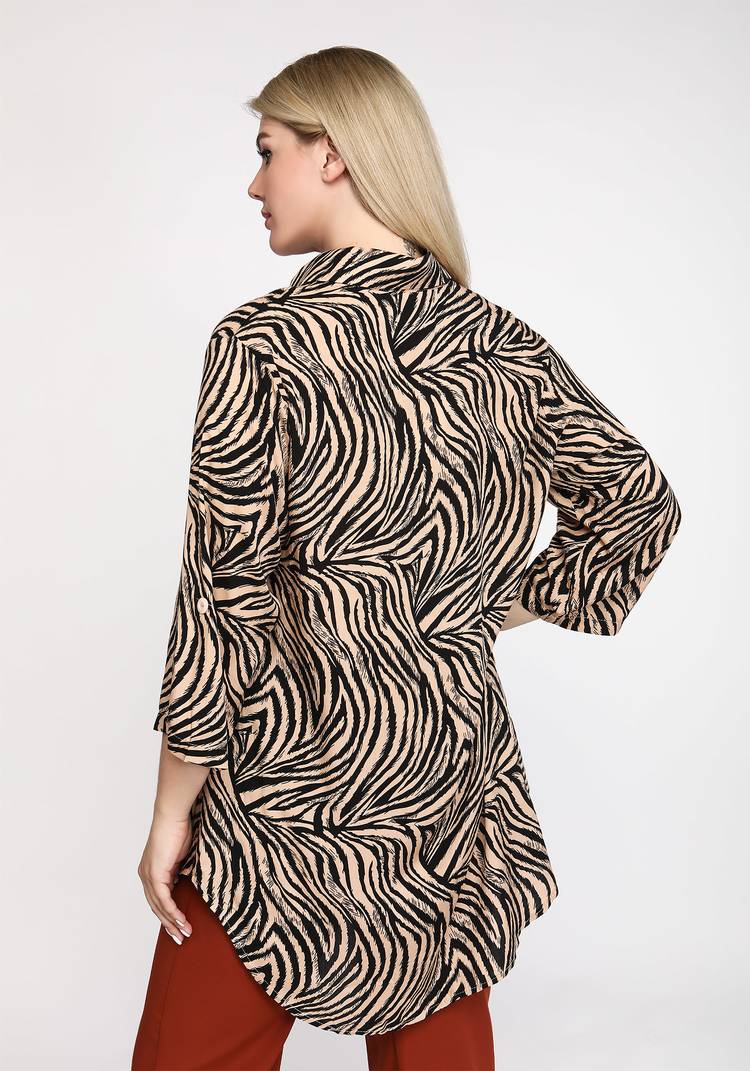 Туника-рубашка Экстравагантный образ шир.  750, рис. 6