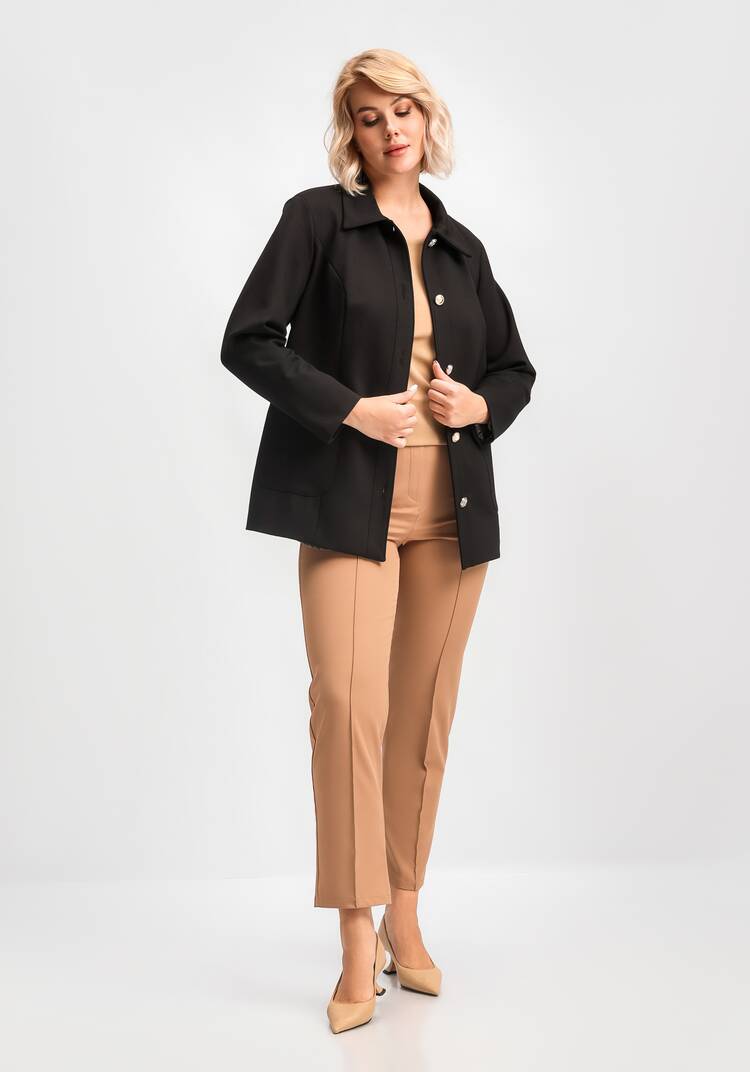 Пиджак с дизайнерскими пуговицами шир.  750, рис. 17