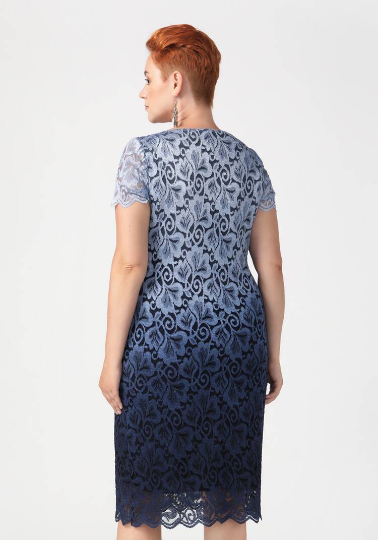 Платье из кружевного полотна Ванда шир.  750, рис. 3