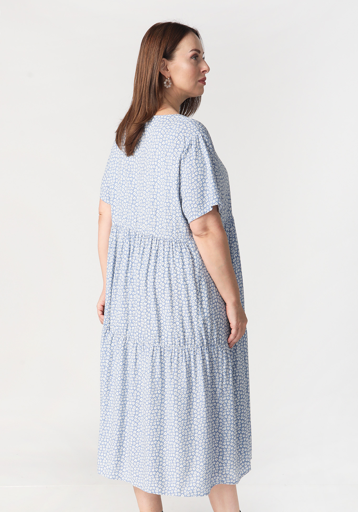 Платье "Олеся", цвет хаки, размер 52 - фото 3