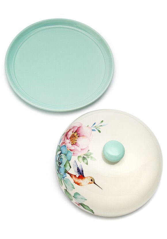 Блюдо с крышкой из доломитовой керамики шир.  580, рис. 2