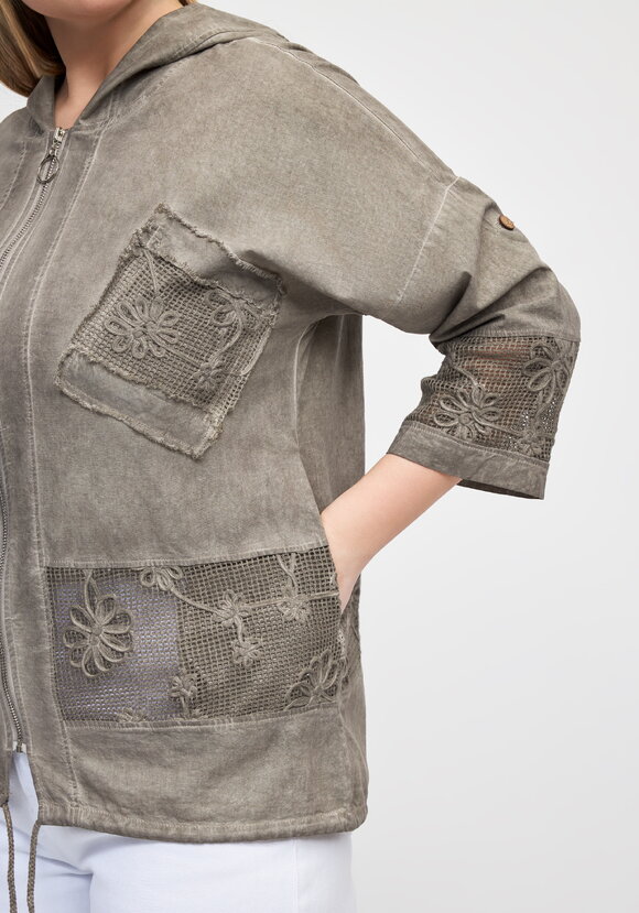 Пыльник на молнии с кaпюшоном шир.  580, рис. 13