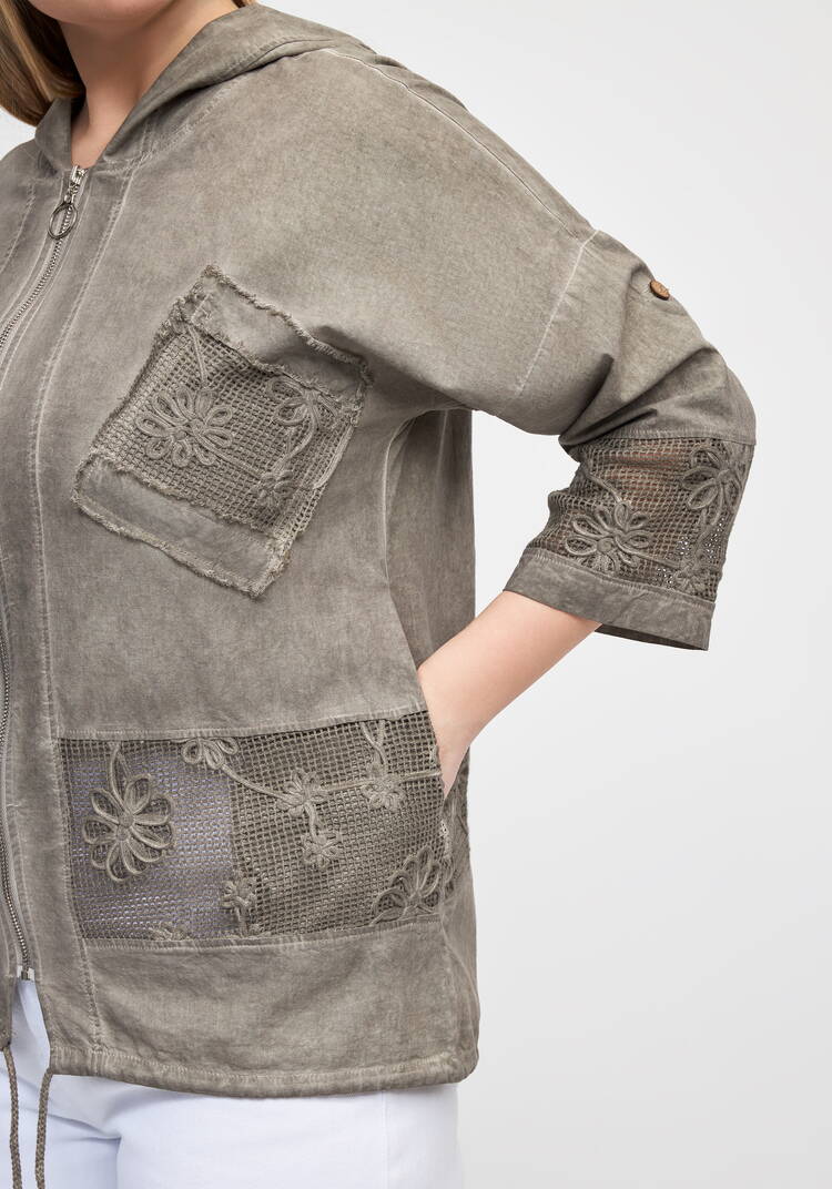 Пыльник на молнии с кaпюшоном шир.  750, рис. 13