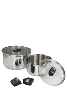 Набор посуды со съёмными ручками