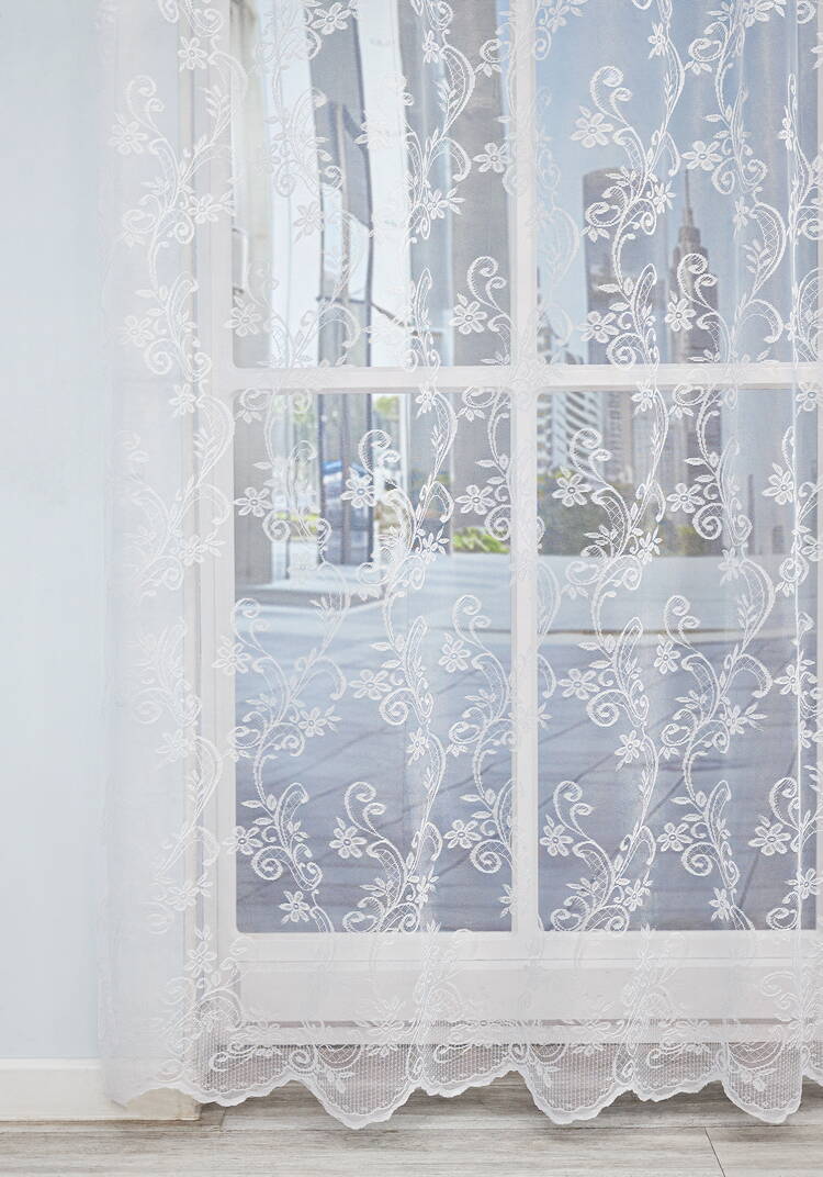 Тюль-жаккард Белые кружева шир.  750, рис. 2