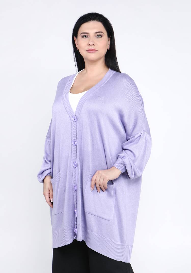 Кардиган оверсайз на пуговицах шир.  750, рис. 5