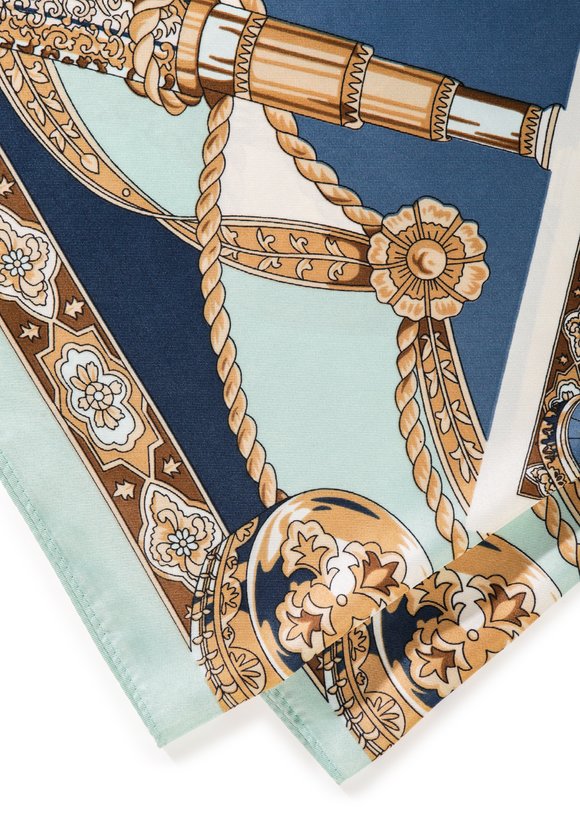 Платок шелковый Лиона шир.  580, рис. 14