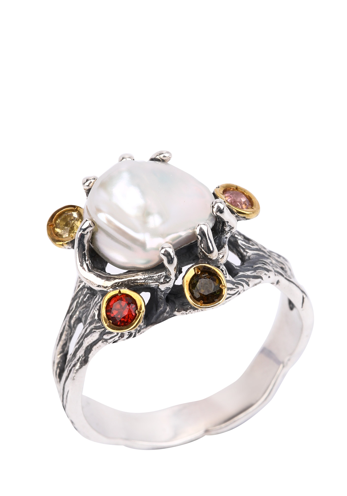 

Кольцо серебряное, "Скарлетт"