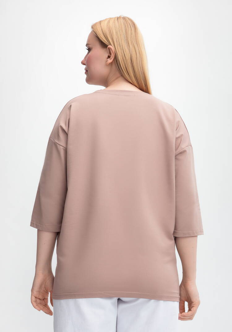 Блуза с принтом цветка и рукавом 3/4 шир.  750, рис. 21