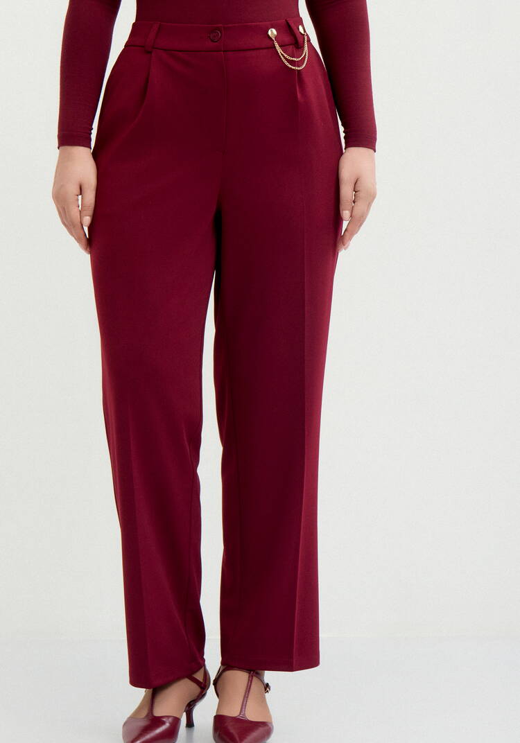 Брюки прямые с дeкором шир.  750, рис. 4