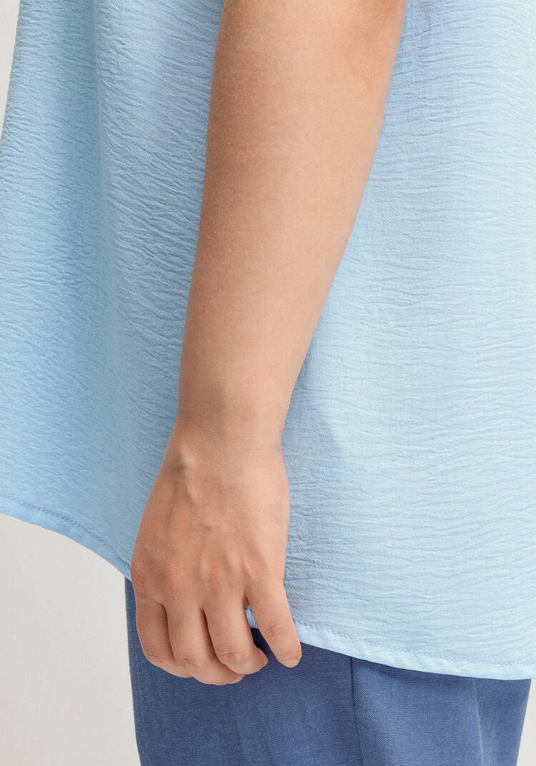 Топ свободного кроя с круглым вырезом шир.  750, рис. 21