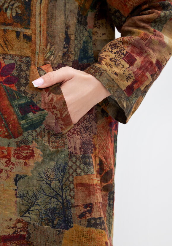 Рубашка женская, удлиненная Илона шир.  580, рис. 13