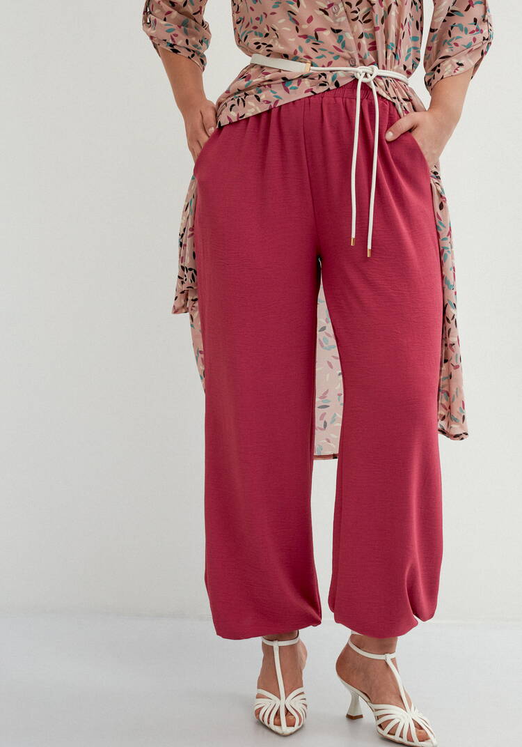 Брюки широкие с резинкой по поясу шир.  750, рис. 10