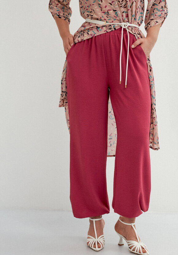 Брюки широкие с резинкой по поясу шир.  580, рис. 10