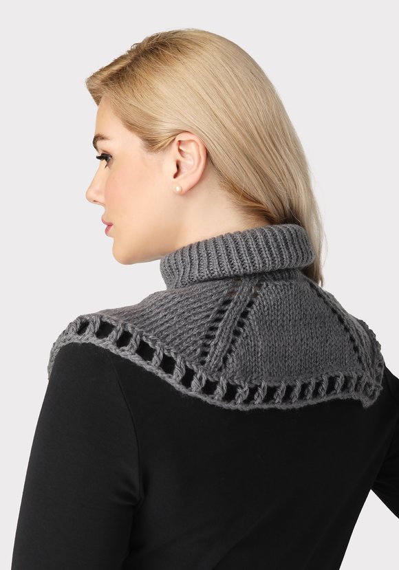 Манишка вязаная шир.  580, рис. 13