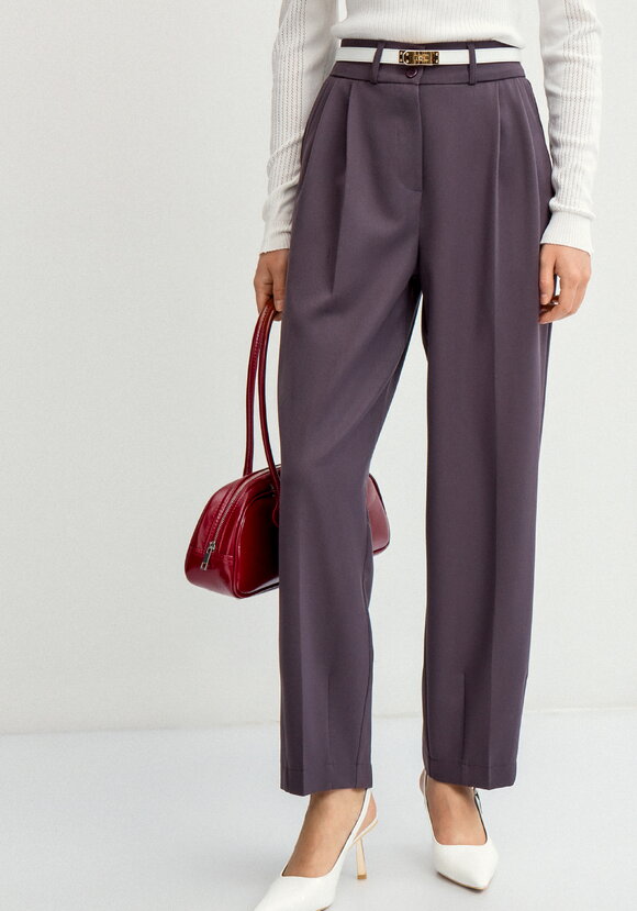 Брюки классические с защипами шир.  580, рис. 2