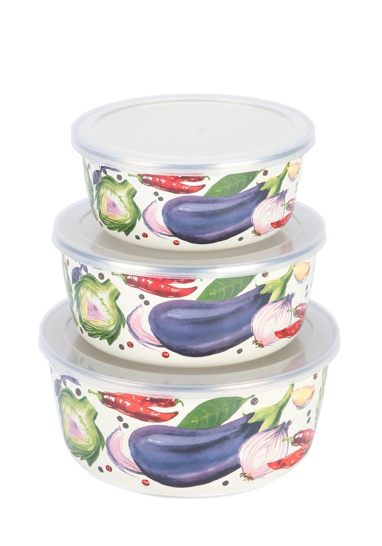 Набор мисок эмалированный шир.  750, рис. 4